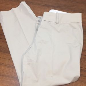 🔴ANN TAYLOR women’s light tan dress capri size 8